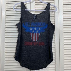 Recycled Karma All American Country Girl Tank Top